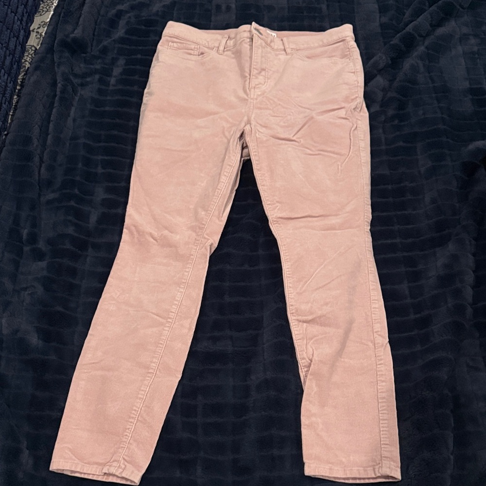 Loft Pink Corduroy Pants size 30